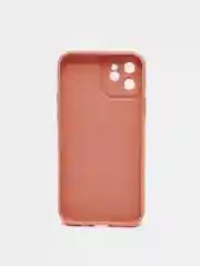 Розовый чехол для iPhone 11 12 13 Pro Max с защитой камеры силиконовый айфон про макс