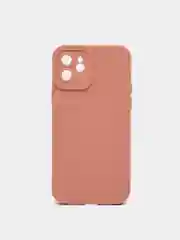 Розовый чехол для iPhone 11 12 13 Pro Max с защитой камеры силиконовый айфон про макс