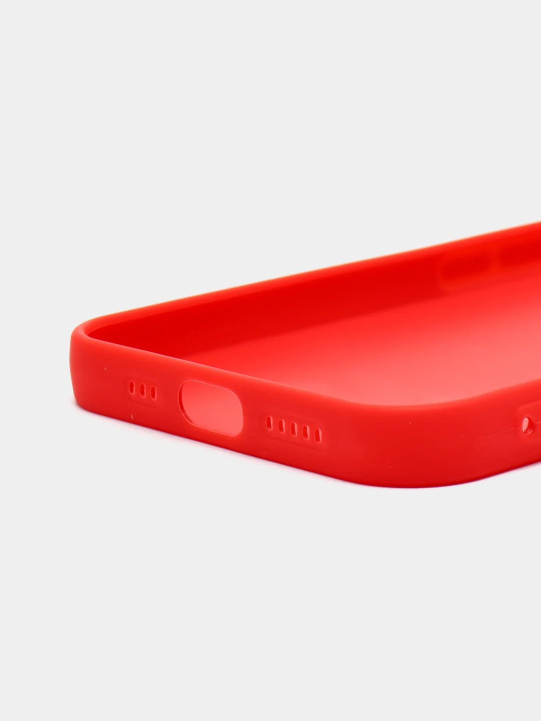 Красный чехол для iPhone 11 12 13 Pro Max с защитой камеры силиконовый айфон про макс