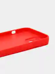 Красный чехол для iPhone 11 12 13 Pro Max с защитой камеры силиконовый айфон про макс