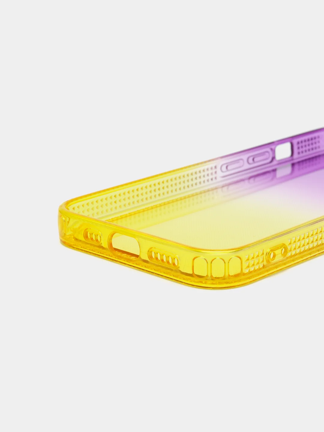 Пурпурный чехол для iPhone X XS XR 11 12 13 Pro Max mini 7 8 Plus айфон про макс градиентный