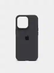 Угольный чехол Silicone Case для Apple iPhone 13 Pro
