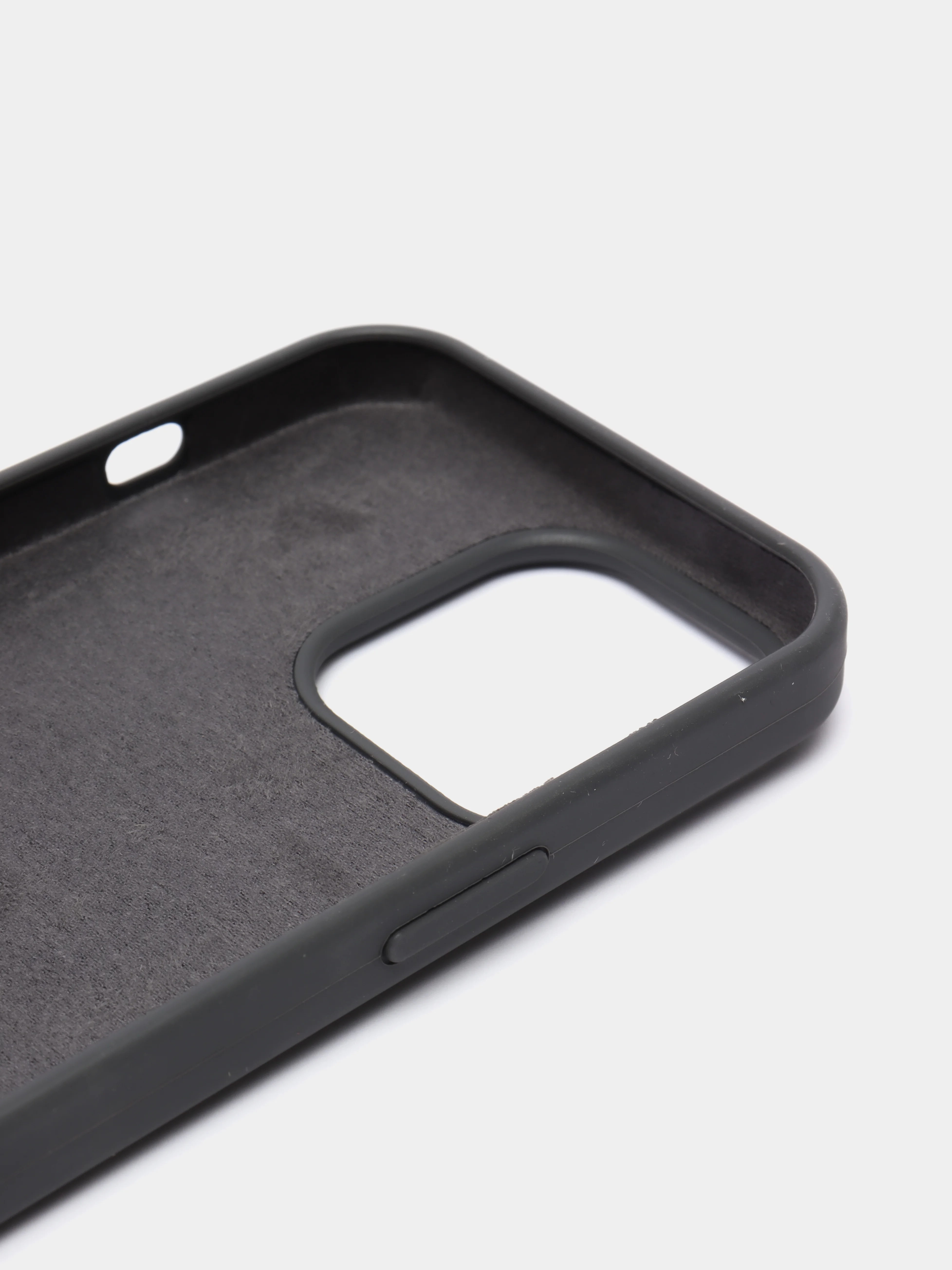 Угольный чехол Silicone Case для Apple iPhone 13 Pro