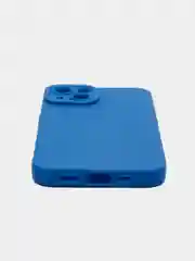 Синий чехол для iPhone 11 12 13 Pro Max с защитой камеры силиконовый айфон про макс