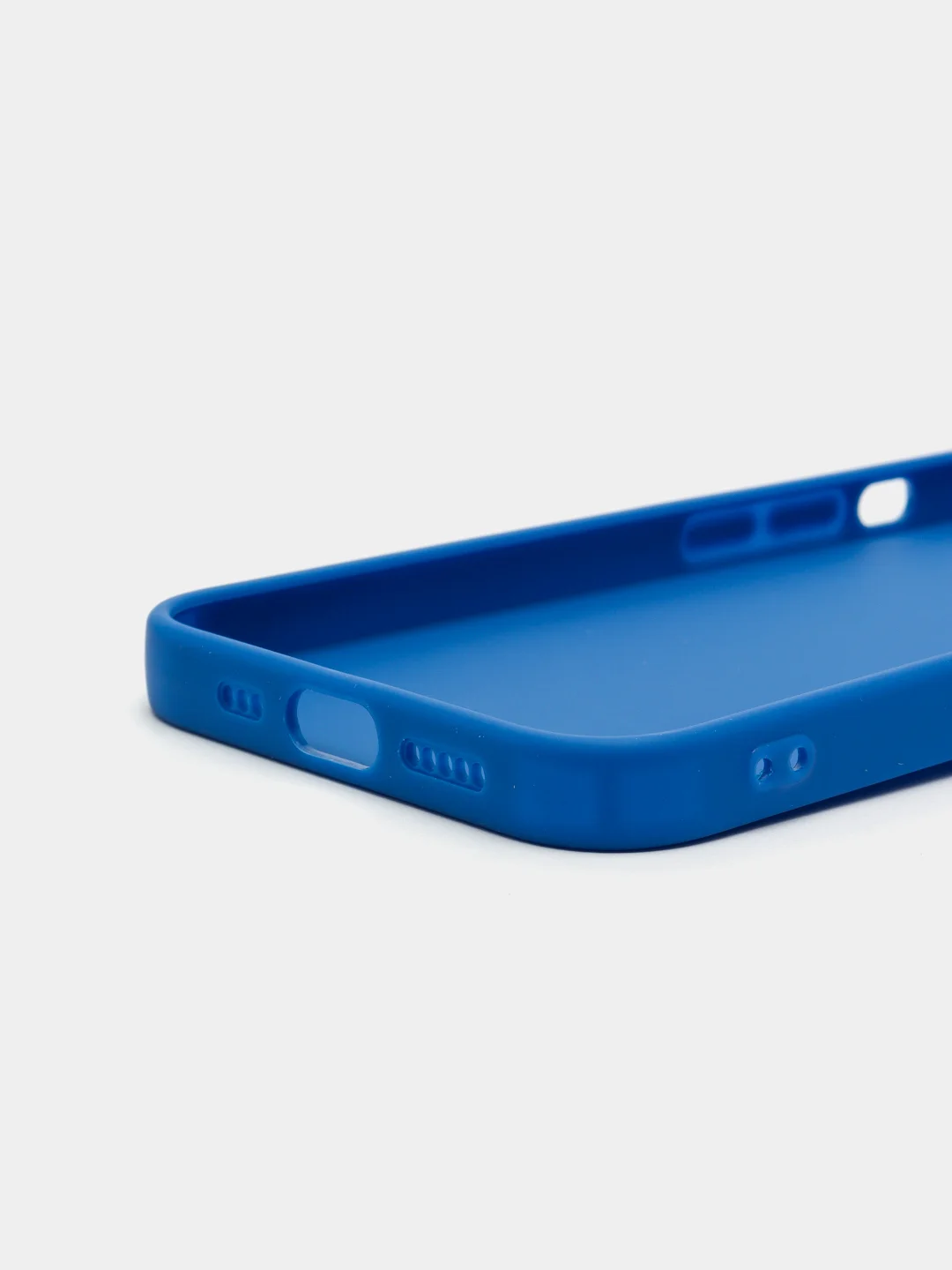Синий чехол для iPhone 11 12 13 Pro Max с защитой камеры силиконовый айфон про макс