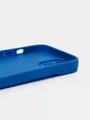 Синий чехол для iPhone 11 12 13 Pro Max с защитой камеры силиконовый айфон про макс
