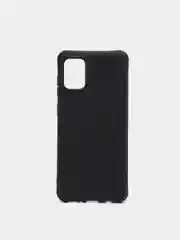 Черный мягкий и тонкий силиконовый чехол для Samsung Galaxy A31, A41, A51, A71, M31S, M40S
