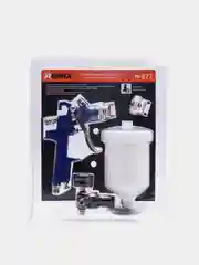 Краскопульт KIT HVLP H-827 1,4/1,7 мм верхний бачок. REMIX. Пневмоинструмент. H827