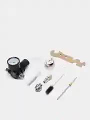 Краскопульт KIT HVLP H-827 1,4/1,7 мм верхний бачок. REMIX. Пневмоинструмент. H827