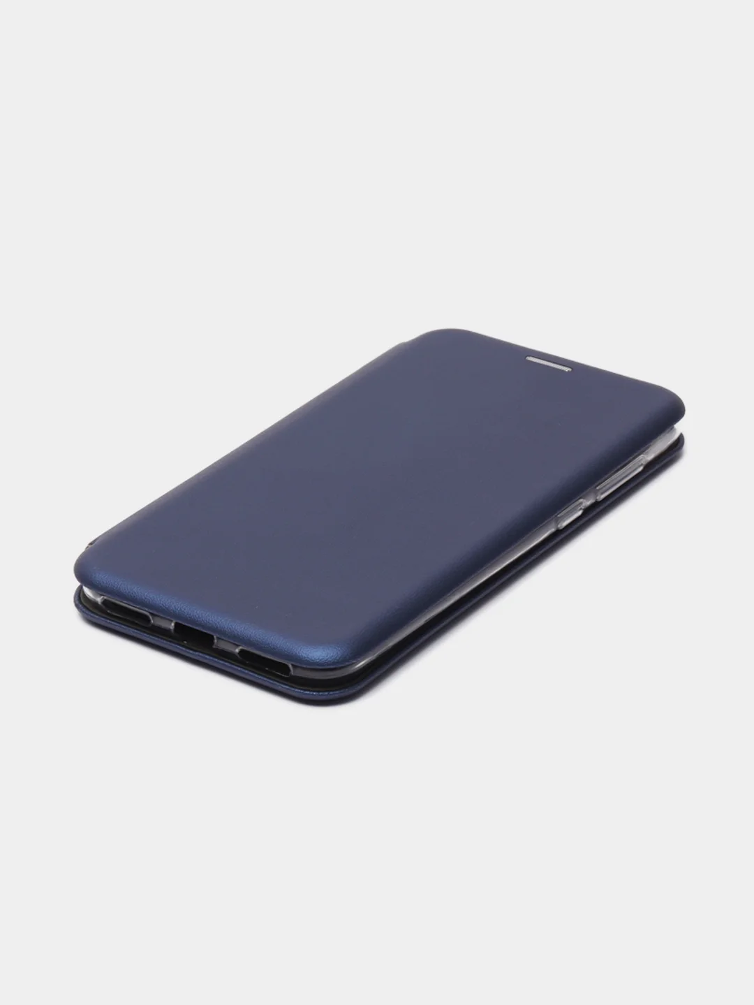 Синий чехол книжка на Huawei Y7 2019, Хуавей У7 2019