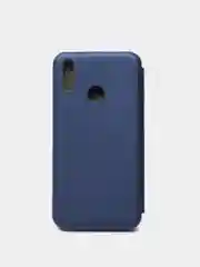Синий чехол книжка на Huawei Y7 2019, Хуавей У7 2019