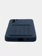 Синий чехол на REDMI 9A / 9C / Note 10 / POCO M3 с карманом для карты и мягкой вставкой
