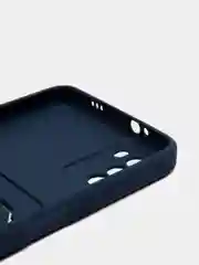 Синий чехол на REDMI 9A / 9C / Note 10 / POCO M3 с карманом для карты и мягкой вставкой