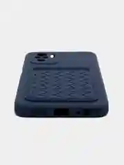 Синий чехол на REDMI 9A / 9C / Note 10 / POCO M3 с карманом для карты и мягкой вставкой