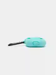 Бирюзовый чехол Apple Airpods 3 с карабином силиконовый аирподс