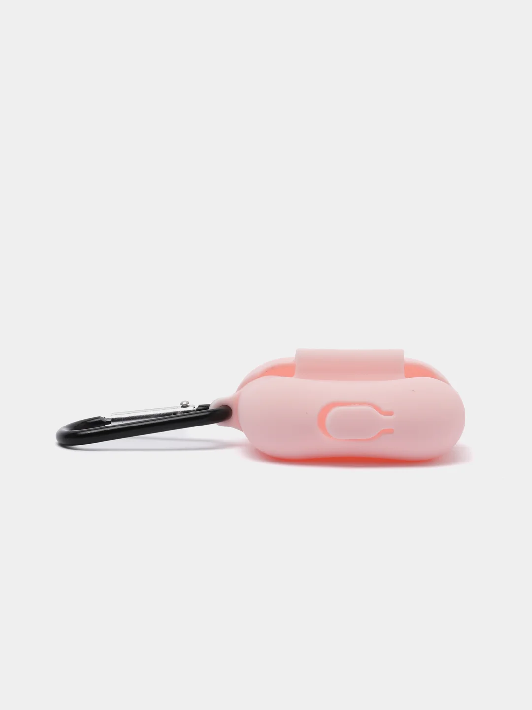 Розовый чехол Apple Airpods 3 с карабином силиконовый аирподс