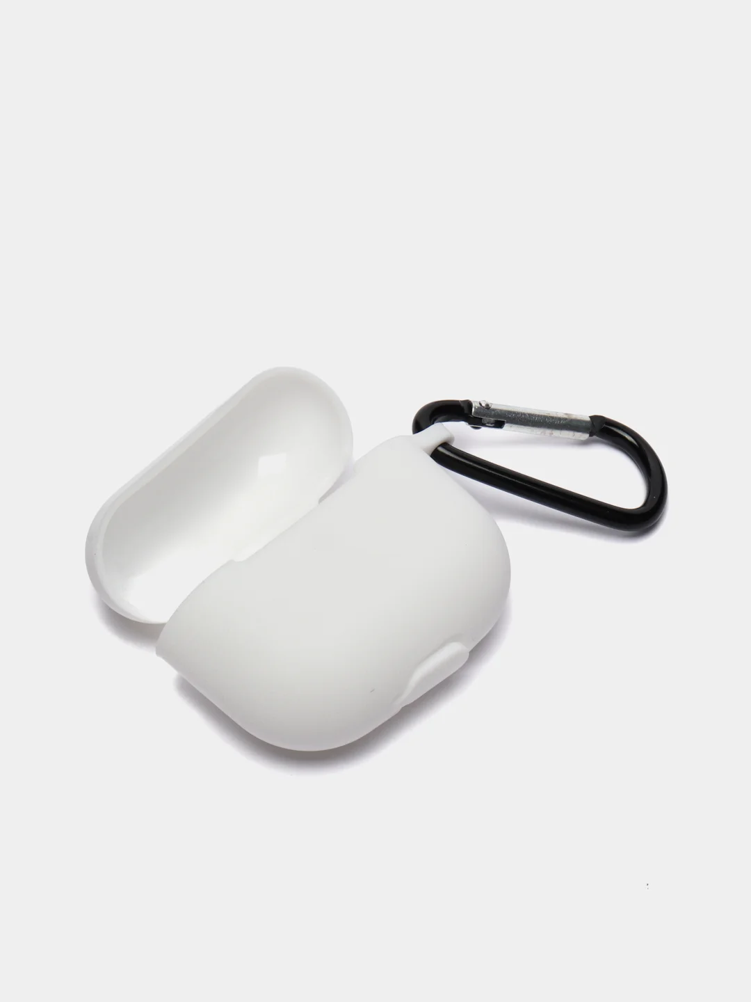 Багровый чехол Apple Airpods 3 с карабином силиконовый аирподс