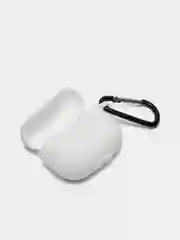 Багровый чехол Apple Airpods 3 с карабином силиконовый аирподс
