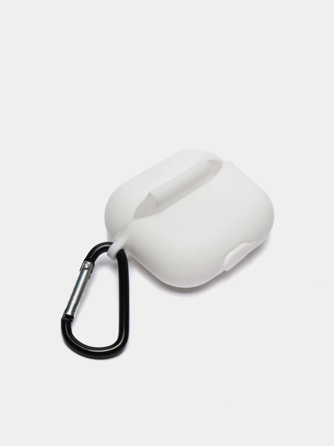 Багровый чехол Apple Airpods 3 с карабином силиконовый аирподс