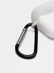 Багровый чехол Apple Airpods 3 с карабином силиконовый аирподс