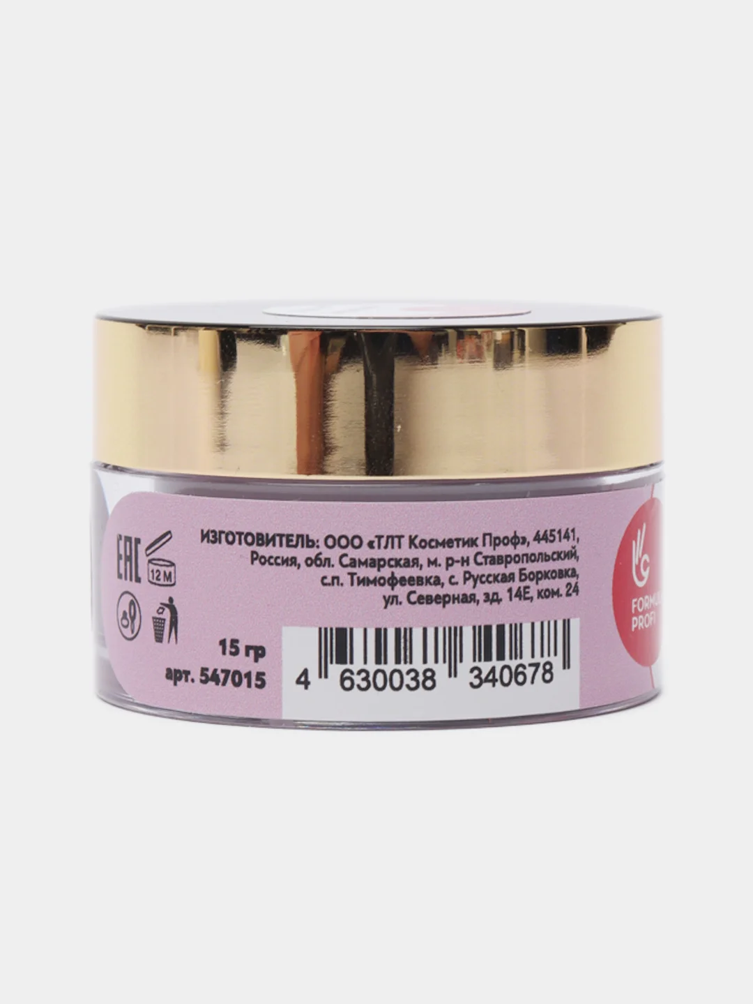 Formula Profi, Гель-желе для моделирования и наращивания ногтей  "Pink dream" 15 гр