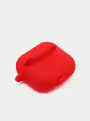 Красный силиконовый чехол для Airpods 3