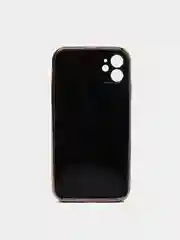 Черный чехол для iPhone 11 12 13 14 15 Pro X XS Max 7 8 XR mini Plus с защитой камеры айфон