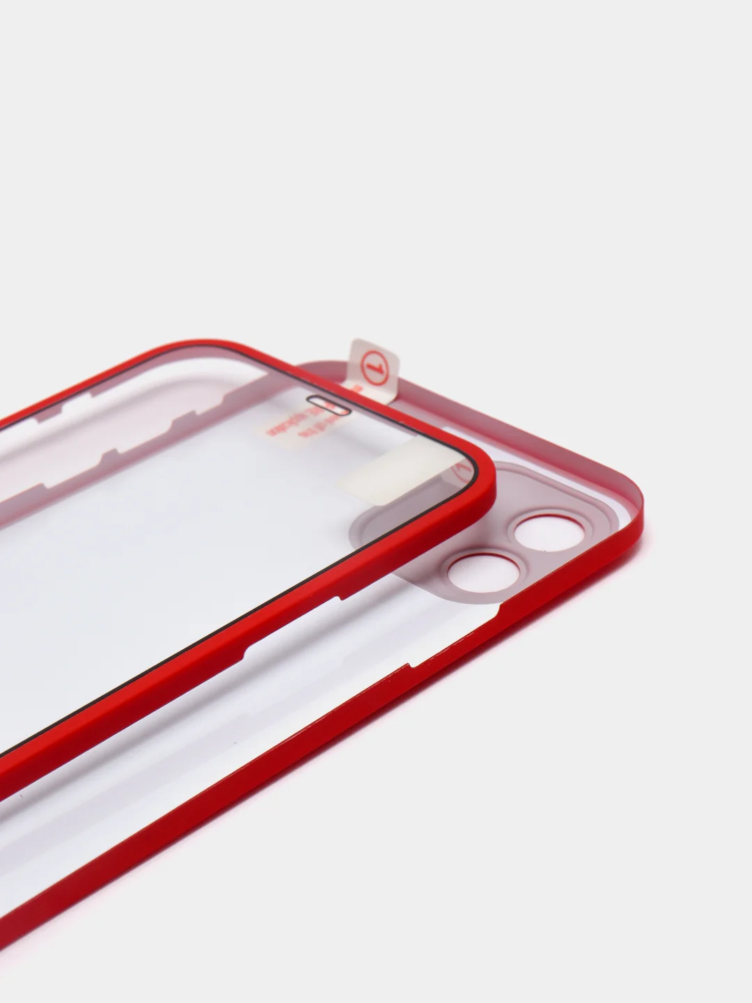 Красный чехол Apple iPhone 12, 12 Pro, 12 Pro Max на 360 градусов с защитой экрана