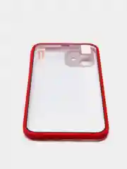 Красный чехол Apple iPhone 12, 12 Pro, 12 Pro Max на 360 градусов с защитой экрана