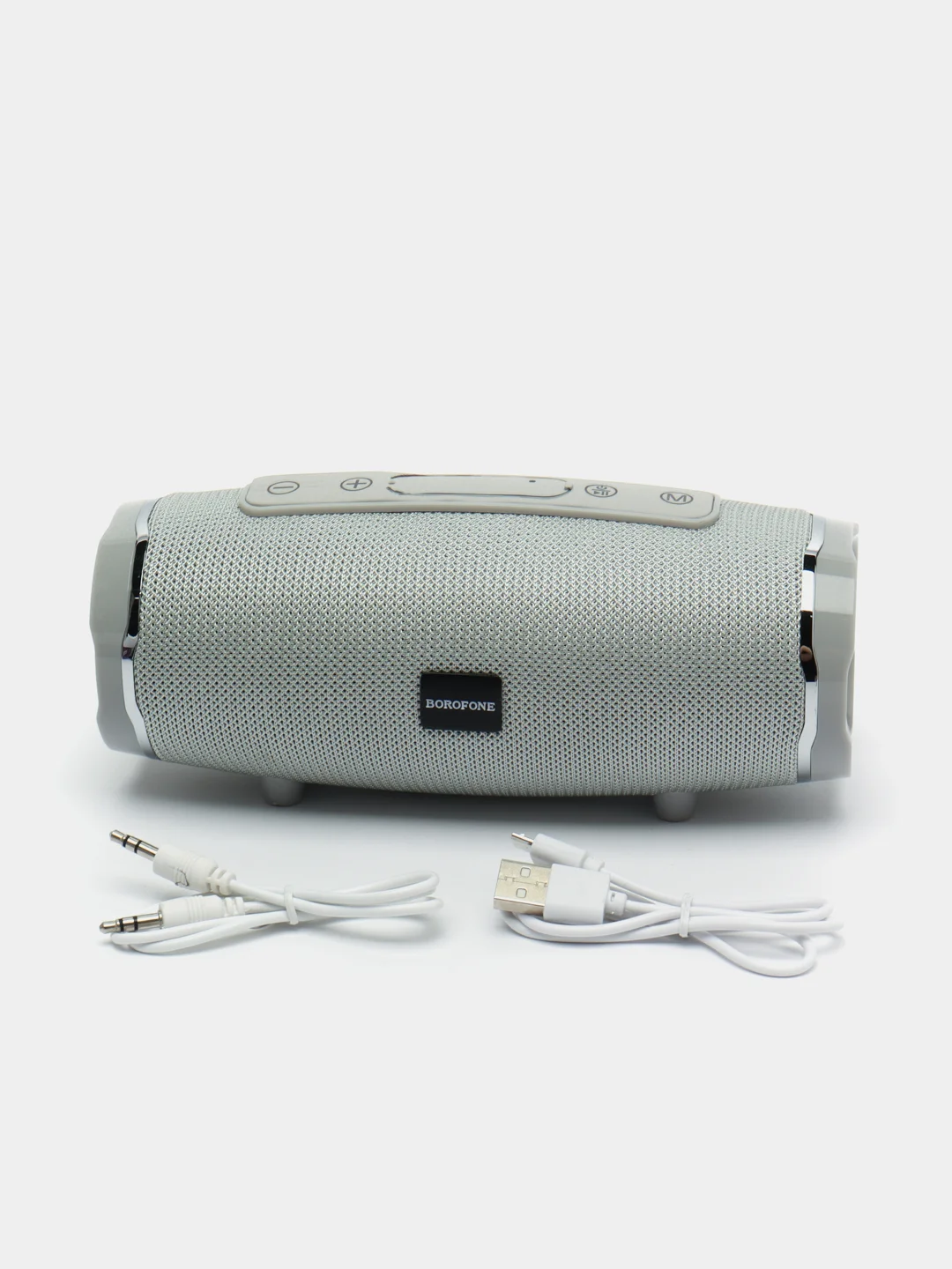 Серый портативная колонка Borofone BR3 Rich Sound Bluetooth