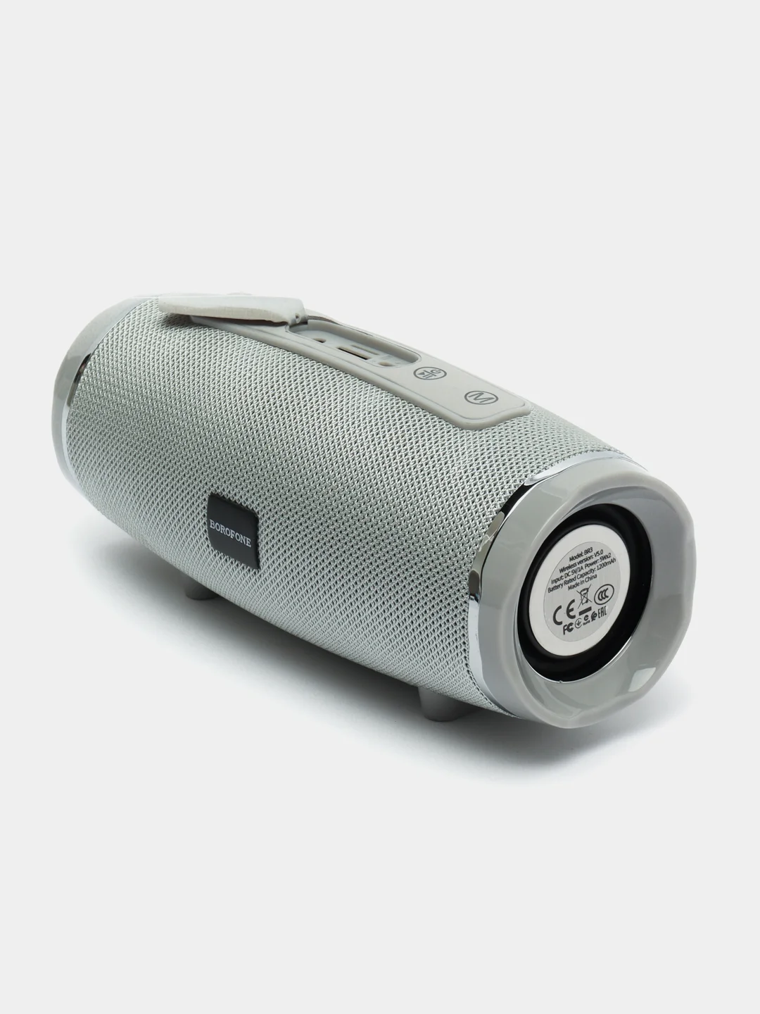 Серый портативная колонка Borofone BR3 Rich Sound Bluetooth