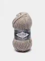 Бежевый меланж шерсть Пряжа Alize Superlana maxi
