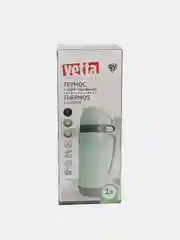 Розовый термос "Туристический" 1,8 л, 2 чашки