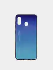 Пурпурный чехол Samsung A01, A10, A20S, A20/A30, A40, A50, A51, A70, A71, A7 2018, A8 2018 градиент