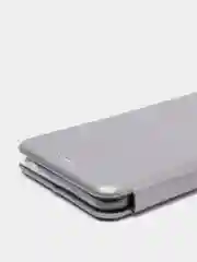 Серебряный чехол книжка Samsung Galaxy A02, Самсунг Галакси А02