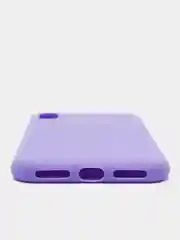 Фиолетовый чехол силиконовый на Айфон (iPhone) 11, 14, 13, 12, XR, XS, X,6s,7, 8, SE, Pro, Max, Plus