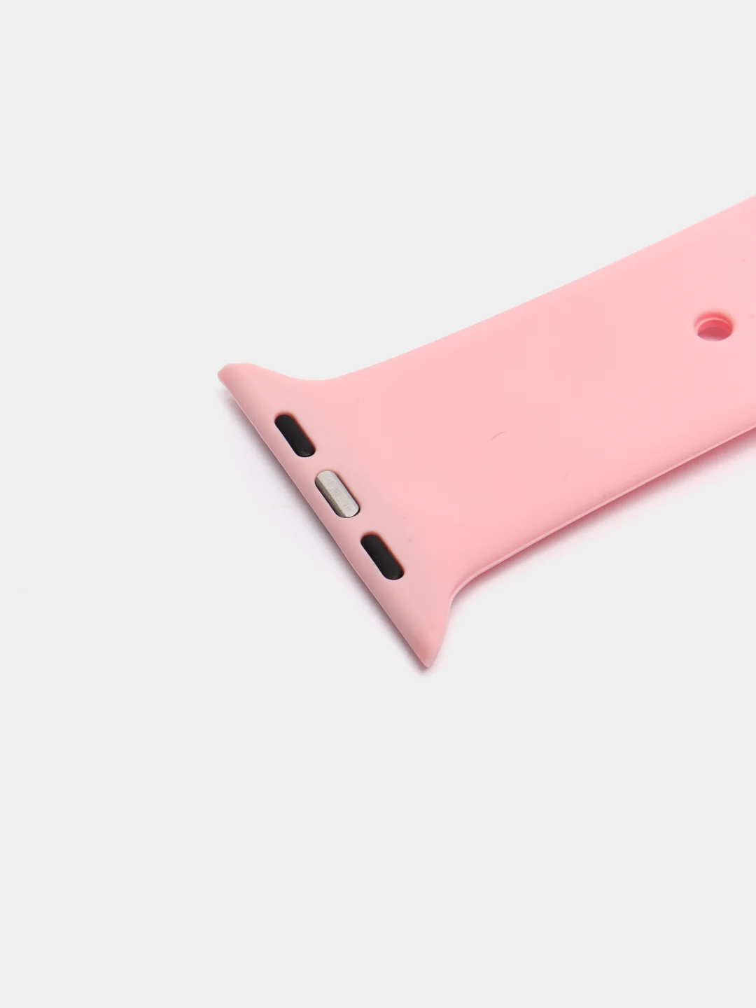 Розовый силиконовый ремешок для Apple Watch