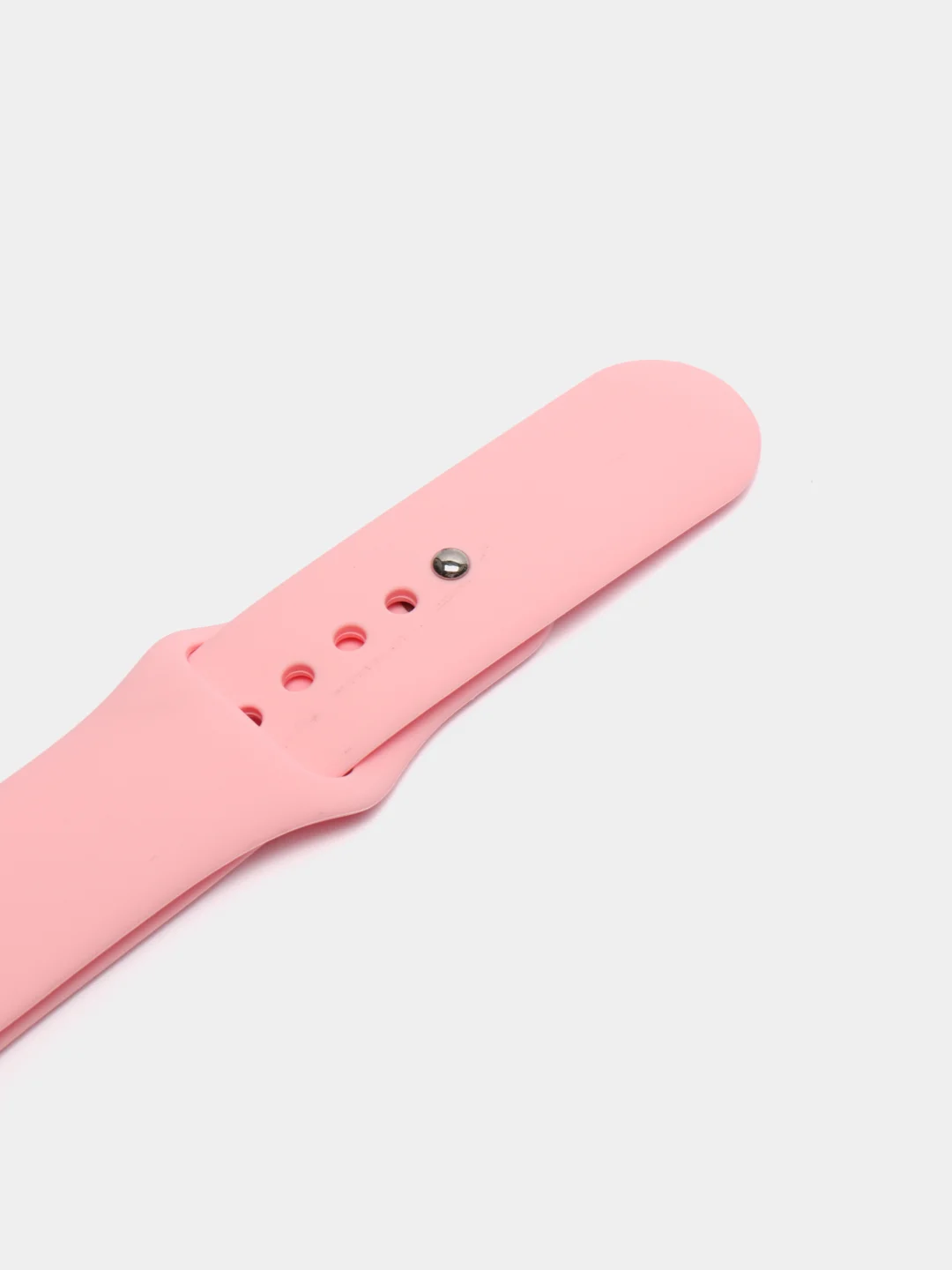 Розовый силиконовый ремешок для Apple Watch