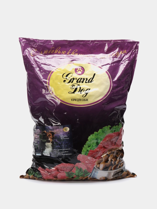 Сухой корм Grand Dog Lion на рыбной основе для взрослых собак средних и крупных пород 10кг