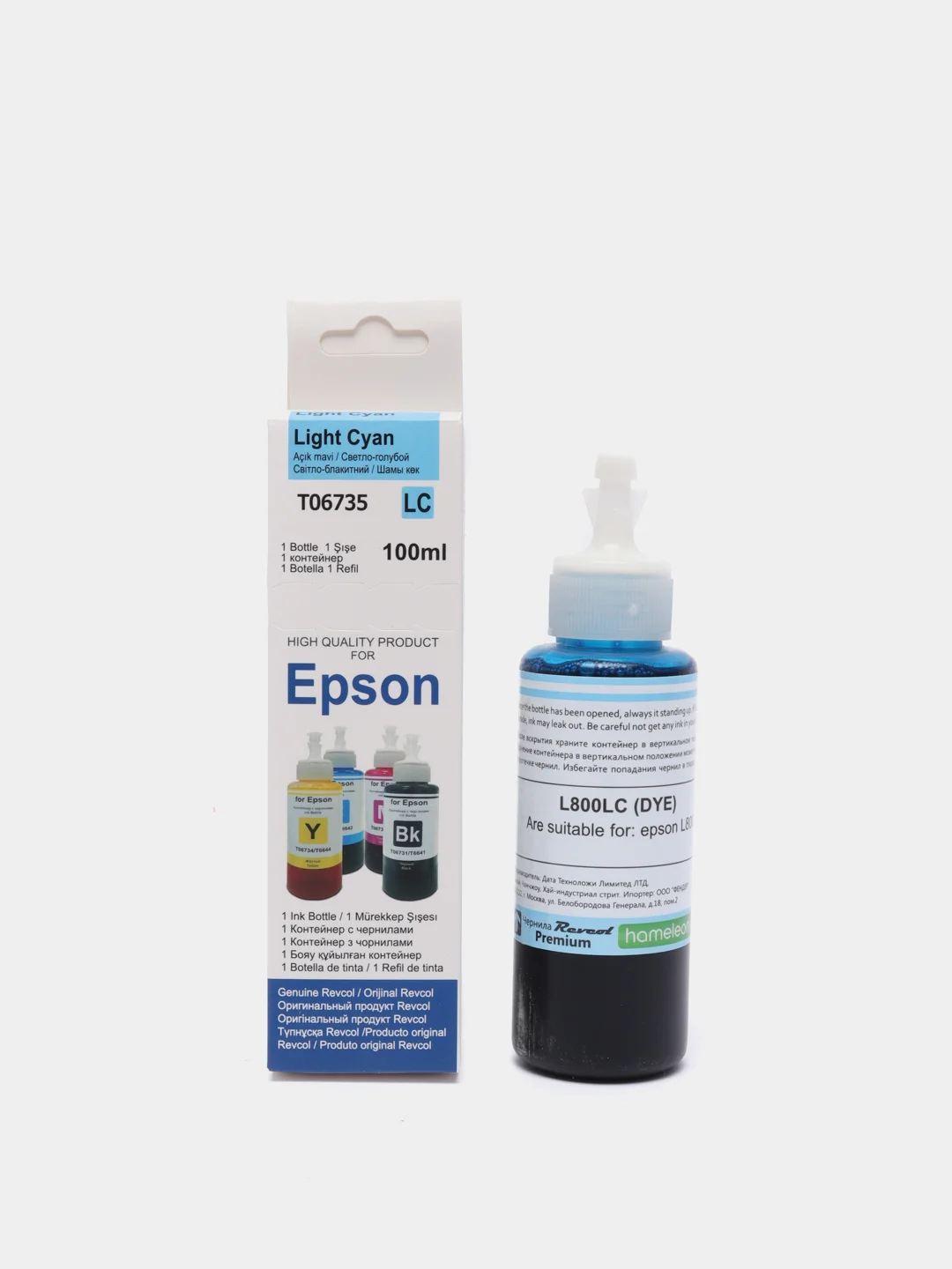 Голубой чернила для принтера Epson L-серии, 100 мл