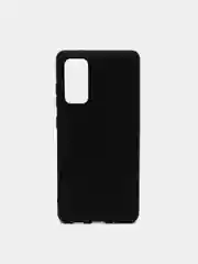 Угольный чехол Samsung Galaxy S20 FE / S20FE, Самсунг Галакси С20 ФЕ / С20ФЕ, черный, силиконовый