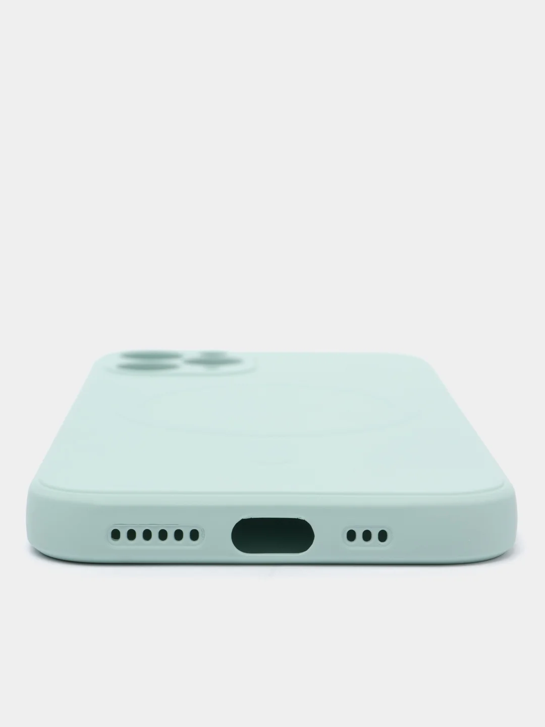 Мятный чехол Soft Touch silicone case с магнитом MagSafe для iPhone 11, 11Pro, 11Pro Max