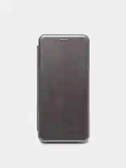 Серебряный чехол-книжка для Samsung Galaxy S21+