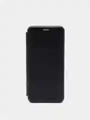 Черный чехол книжка для Xiaomi Redmi Note 10 4G, Redmi Note 10S с фунцией подставки