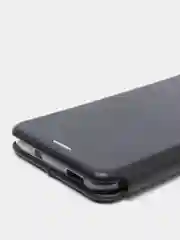 Черный чехол книжка для Xiaomi Redmi Note 10 4G, Redmi Note 10S с фунцией подставки