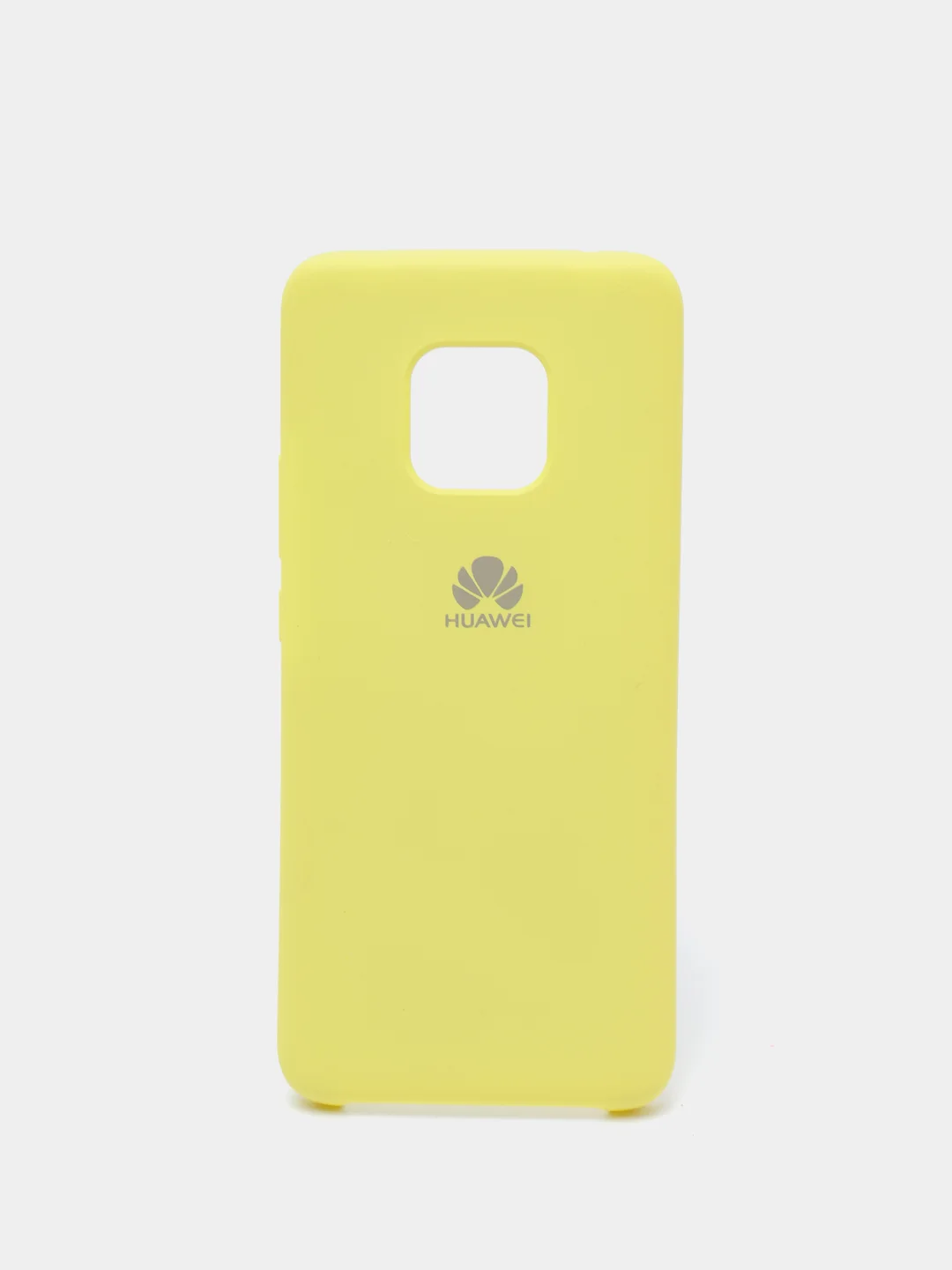 Желтый чехол силиконовый Silicone Cover Case для Huawei Mate 10, 10 Pro, 20, 20 Pro