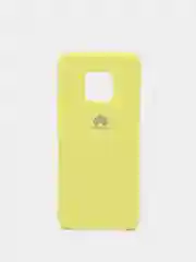 Желтый чехол силиконовый Silicone Cover Case для Huawei Mate 10, 10 Pro, 20, 20 Pro