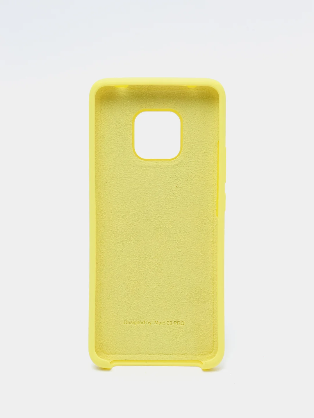 Желтый чехол силиконовый Silicone Cover Case для Huawei Mate 10, 10 Pro, 20, 20 Pro