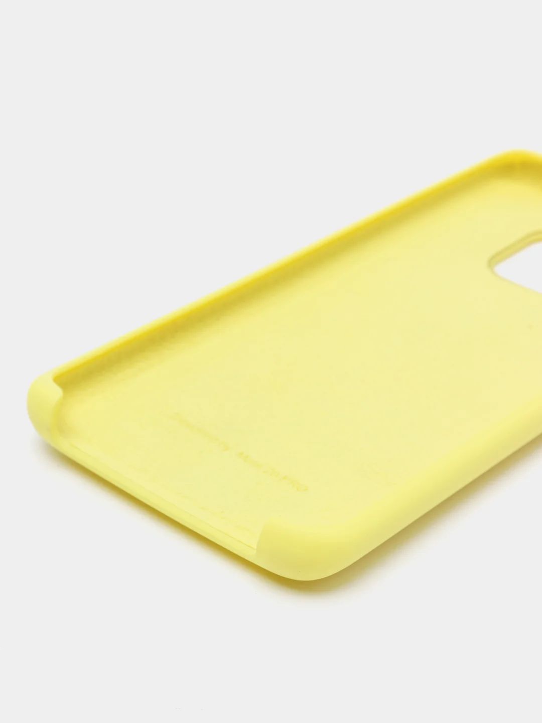 Желтый чехол силиконовый Silicone Cover Case для Huawei Mate 10, 10 Pro, 20, 20 Pro