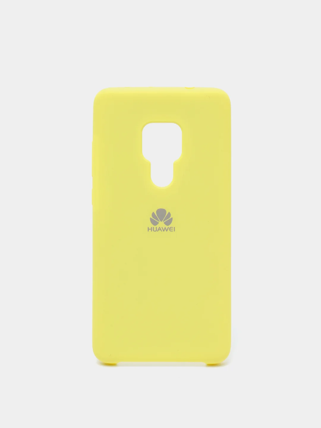 Желтый чехол силиконовый Silicone Cover Case для Huawei Mate 10, 10 Pro, 20, 20 Pro